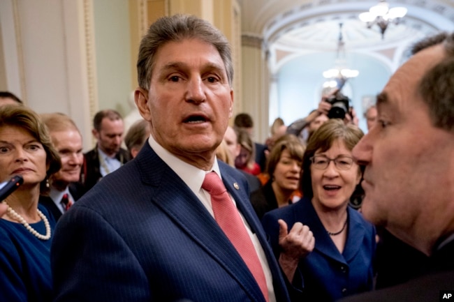 Senador Joe Manchin, demócrata por West Virginia.