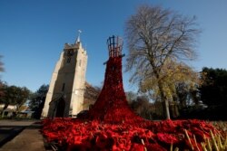 Gereja Paroki St Peter & St Paul di Chatteris, Inggris, 4 November 2020. (Foto: Reuters)