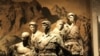 北京卢沟桥旁抗日战争纪念馆中狼牙山五壮士的雕像(东方 拍摄)