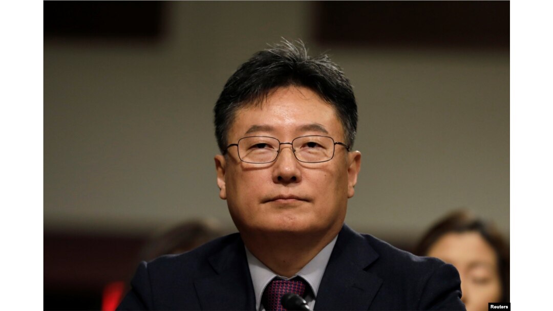 미 국가핵안보국 방위핵확산 담당 부국장 지명자인 브렌트 박 오크리지 국립연구소 교수가 1일 상원 군사위 인준청문회에 참석했다.