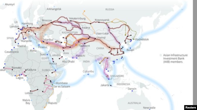 中国在一代一路计划实施中向发展中国家提供大量具体条款不公开的信贷