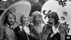 Grupo Abba em Tóquio em 1980