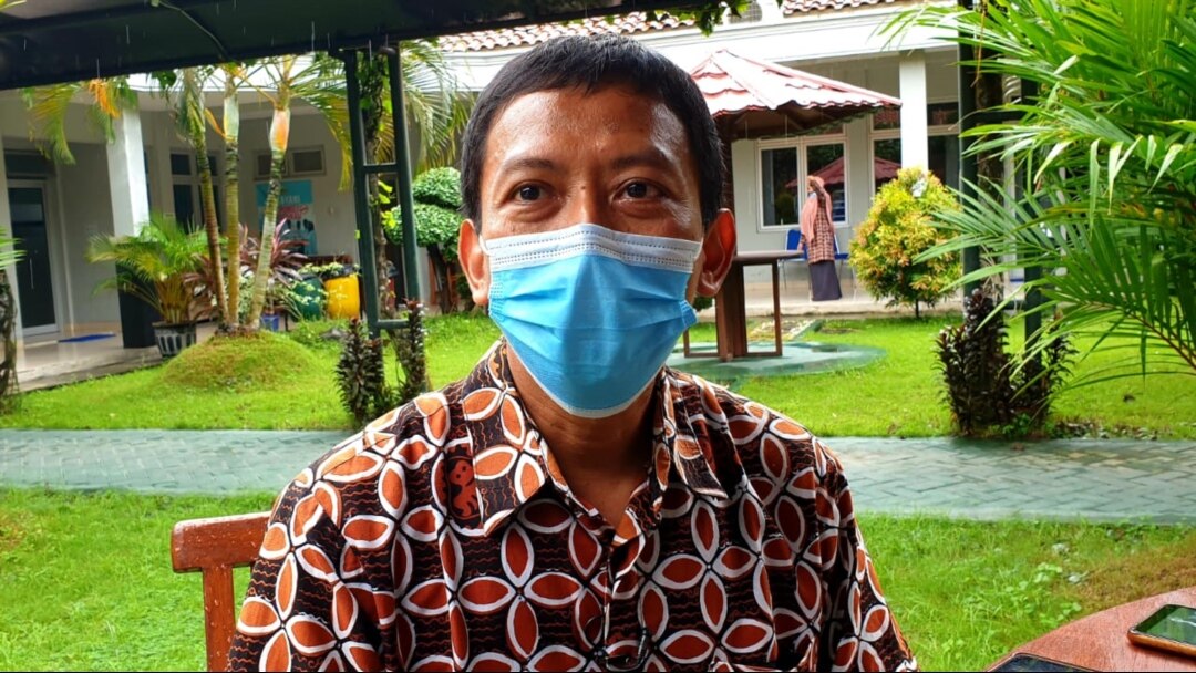 Juru Bicara Gugus Tugas Covid-19 Kabupaten Bantul, Wahyu Joko Santoso. (Foto: Nurhadi)