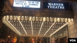 Ice on Fire prikazan je u čuvenom Warner pozorištu u Washingtonu