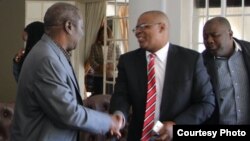 Morgan Tsvangirai and Welshman Ncube. (Picture: MDC-T)