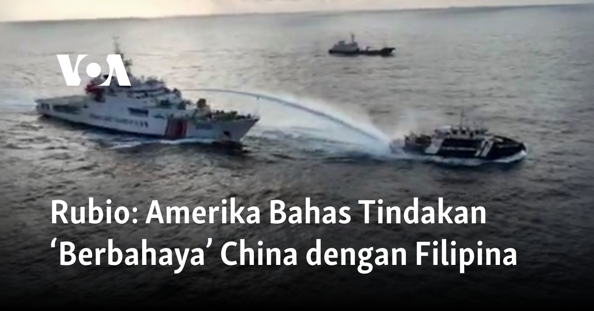 Amerika Bahas Tindakan ‘Berbahaya’ China dengan Filipina