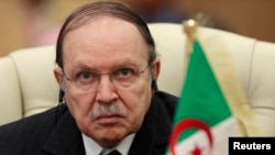 FILE - Algeria's President Abdelaziz Bouteflika 
