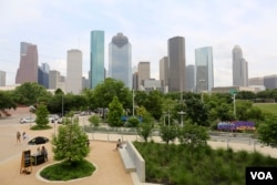 Harris County, Texas — which includes the Houston metropolitan area — had the largest numeric increase in Hispanic and Black or African-American populations in the country since 2015, according to recently released U.S. Census data. (R. Taylor/VOA News)