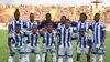 Les joueurs de la Sierra Leone avant le match contre la Côte d'Ivoire, au Stade de la Paix de Bouaké, Côte d'Ivoire, le 3 septembre 2016.