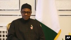 Photo d’archives : Le président nigérian Muhammadu Buhari lors de sa visite à Téhéran, en Iran, mardi 24 novembre 2015. (AP Photo / Vahid Salemi)