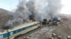 ایران: دو مسافر ریل گاڑیوں کے تصادم میں 41 ہلاک