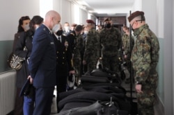 Komandant američke Komande za specijalne operacije u Evropi (SOCEUR), general-major Dejvid Tabor tokom zvanične posete Beogradu, 2. marta 2021. (Foto: Ministarstvo odbrane Republike Srbije)