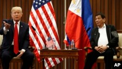 Tuyên bố chung Mỹ - Philippines sau cuộc gặp giữa nguyên thủ hai nước hôm 14/11 cũng nhắc tới Biển Đông.