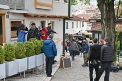 Sa snimanja filma Danisa Tanovića "Deset u pola", 3. maj 2021. (Izvor: Sarajevo Film Festival)