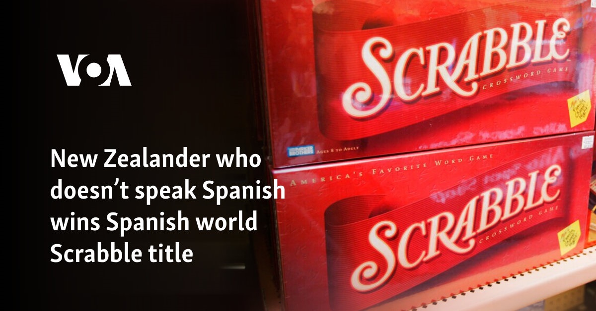 New Zealander who doesn’t speak Spanish wins Spanish world Scrabble title