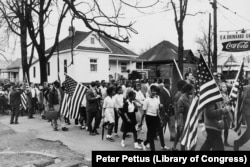 In early 1965, civil rights activists tried to register black voters around Selma, Alabama. Their actions led to violence and helped inspire Johnson to push for additional civil rights laws. (Library of Congress)