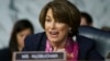 FILE - Senate Judiciary Committee member Sen. Amy Klobuchar, Democrat-Minnesota, is seen during a hearing on Capitol Hill in Washington, Jan. 15, 2019. 