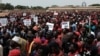 Manifestation contre un accord militaire avec les Etats-Unis au Ghana