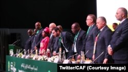 La 40ème Assemblée générale ordinaire de la CAF à Casablanca, au Maroc, 2 février 2018. (Twitter/CAF)