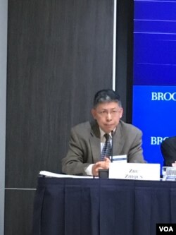 美国宾州巴克内尔大学(Bucknell University)国际关系与政治学教授朱志群博士(美国之音钟辰芳拍摄)