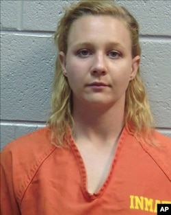Reality Winner is shown in this June 2017 photo released by the Lincoln County (Ga.) Sheriff's Office.