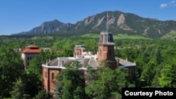 Boulder, Colorado, in the Rocky Mountain foothills, is home to the University of Colorado (shown here). Boulder finished fifth in Amazon’s list of America’s “well-read” cities. (University of Colorado)