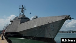 Tàu USS Montgomery thăm Singapore năm 2019