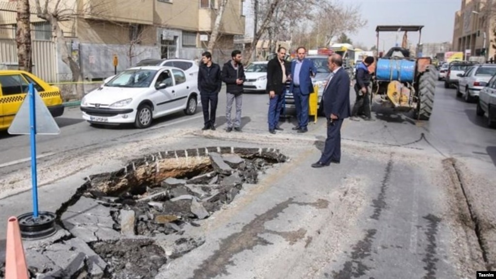 فرونشست زمین در تهران. آرشیو 