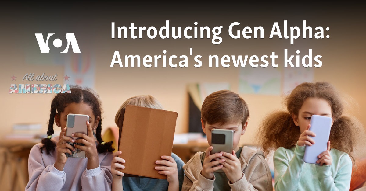 Introducing Gen Alpha: America's newest kids