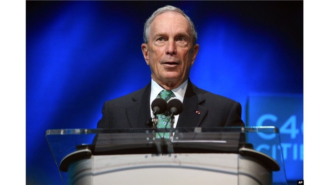 Cựu thị trưởng New York Michael Bloomberg.