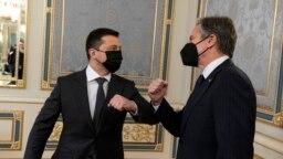 Ukrayna Cumhurbaşkanı Volodimir Zelenski ve ABD Dışişleri Bakanı Antony Blinken