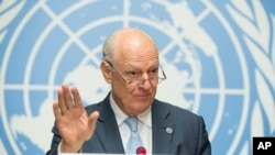 Staffan de Mistura pris en photo le 15 juillet 2017.