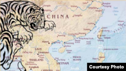 彼得·纳瓦罗教授的新书《卧虎：中国军国主义对世界意味着什么》的封面
