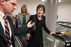 FILE - Sen. Susan Collins, R-Maine.