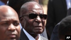 FILE - Zimbabwean President Robert Mugabe.