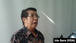 Ketua Asosiasi Logistik dan Forwader Indonesia, Widjiyanto (Foto: VOA/Iris Gera)