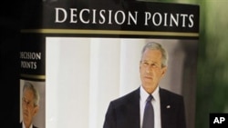 President George W. Bush's new book "Decision Points" is photographed in Washington, Monday, Nov. 8, 2010