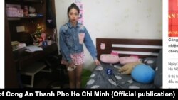Nghi phạm Võ Nguyễn Quỳnh Trang trong vụ đánh đập đến chết 1 bé gái 8 tuổi ở Tp.HCM, tháng 12/2021.