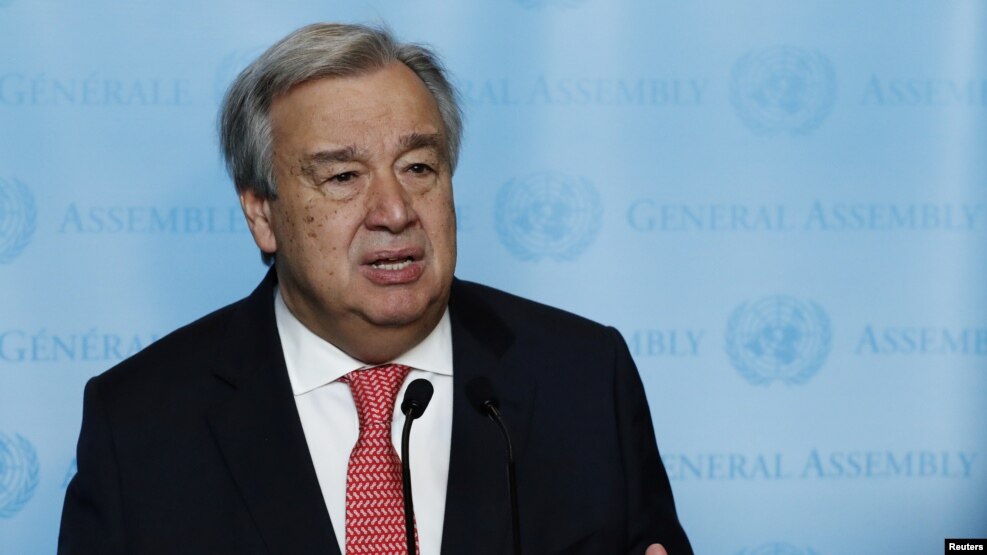 Tổng thư ký Liên Hiệp Quốc Antonio Guterres.