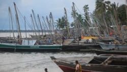 Cabo Delgado, porto de pesca de Paquitequete perto de Pemba