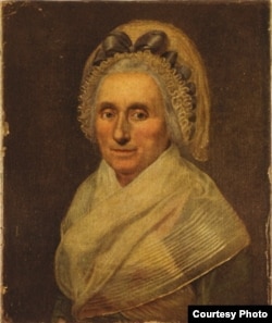 Portrait of Mary Ball Washington, President George Washington’s mother, by Robert Edge Pine. (Wikipedia Commons)