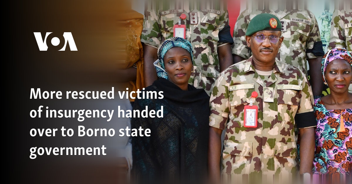More rescued victims of insurgency handed over to Borno state government