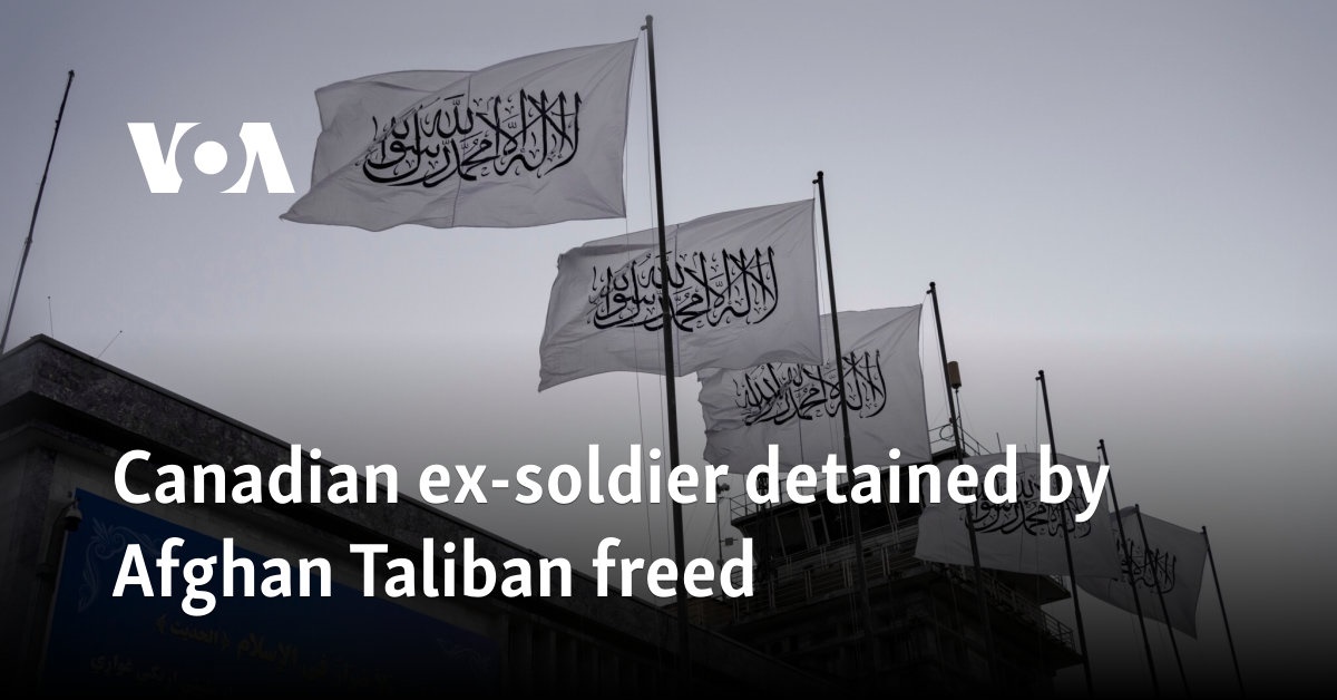 Canadian ex-soldier detained by Afghan Taliban freed