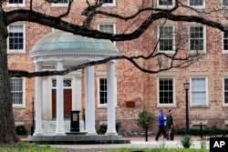 University of North Carolina di Chapel Hill, 18 Maret 2020. (Foto: AP)