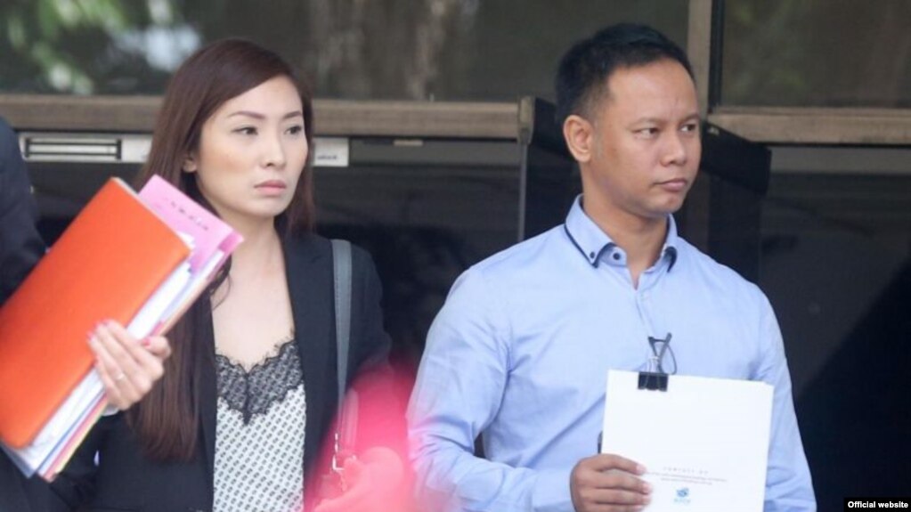 အိမ္အကူ မျဖဴျဖဴမာကို ကိုယ္ထိလက္ေရာက္ႏွိပ္စက္ခဲ့တဲ့ စကၤာပူႏိုင္ငံသား Linda Seah Lei Sie (ဝဲ) ႏွင့္ ခင္ပြန္း Li Toon Leng (Jan 18, 2019. Photo ST)