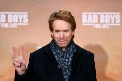 Produser Jerry Bruckheimer berpose di karpet merah pemutaran perdana film "Bad Boys for Life" di bioskop Zoo Palast, Berlin, Jerman, 7 Januari 2020. (REUTERS / Hannibal Hanschke)