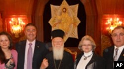 Ο Πατριάρχης Βαρθολομαίος με την αντιπροσωπεία της ΑΧΕΠΑ
