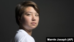 Schuyler Bailar recruited as a woman to swim for Harvard, he will now swim for the men's team after transitioning from a female to a male in the last year. (Marvin Joseph/AP)