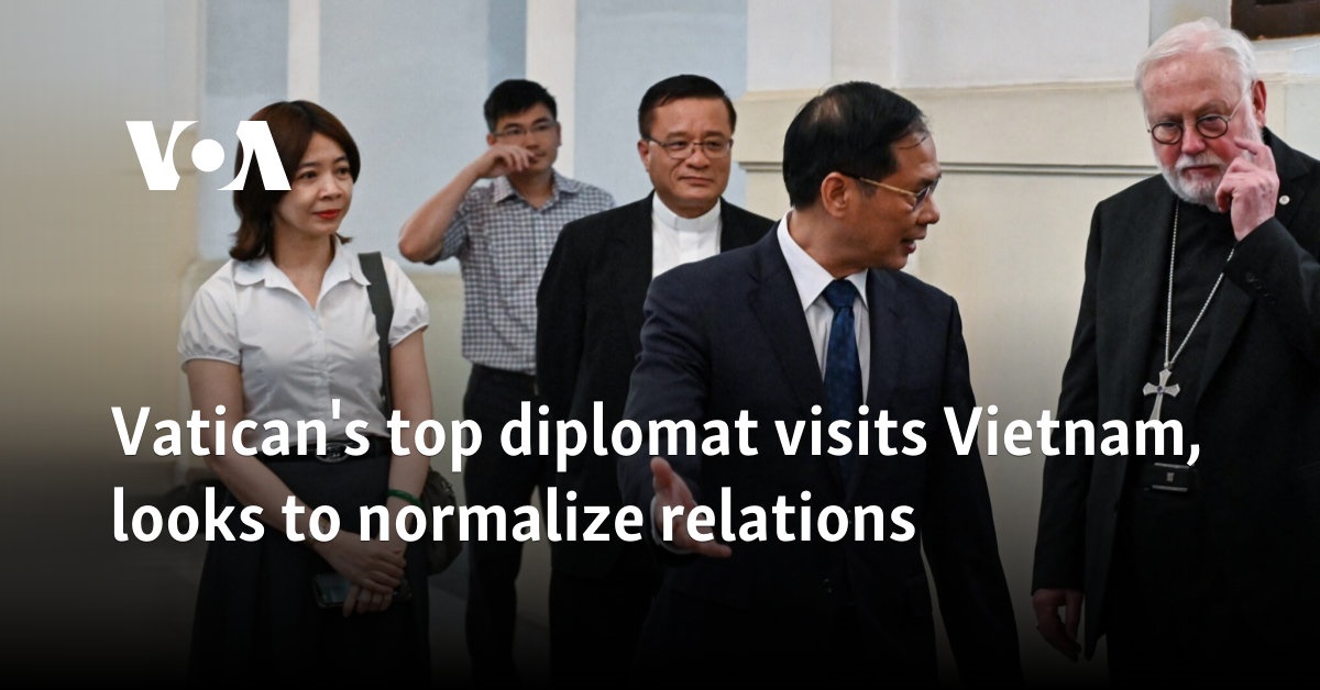 Vatican's top diplomat visits Vietnam, looks to normalize relations