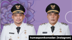Wali Kota Medan, Muhammad Bobby Afif Nasution, S.E., M.M. (kiri) dan Wakil Wali Kota Medan H.Aulia Rachman, S.E. (Foto: IG/humaspemkomedan)